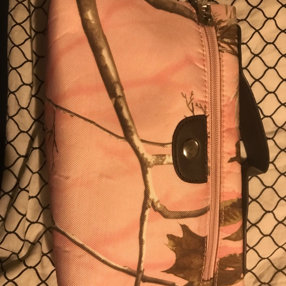 Small real tree cosmetic bag.